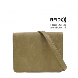 Karina Crossbody Wallet - Avocado Green 